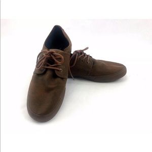 Mens Tommy Hilfiger Brwn Suede Comfy Boat Sneaker